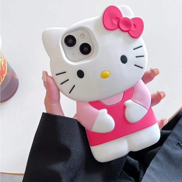 Hello Kitty, IPhone 14 Pro Max 3D Stereoscopic Durable Protective Case Cover NWT - Picture 1 of 5